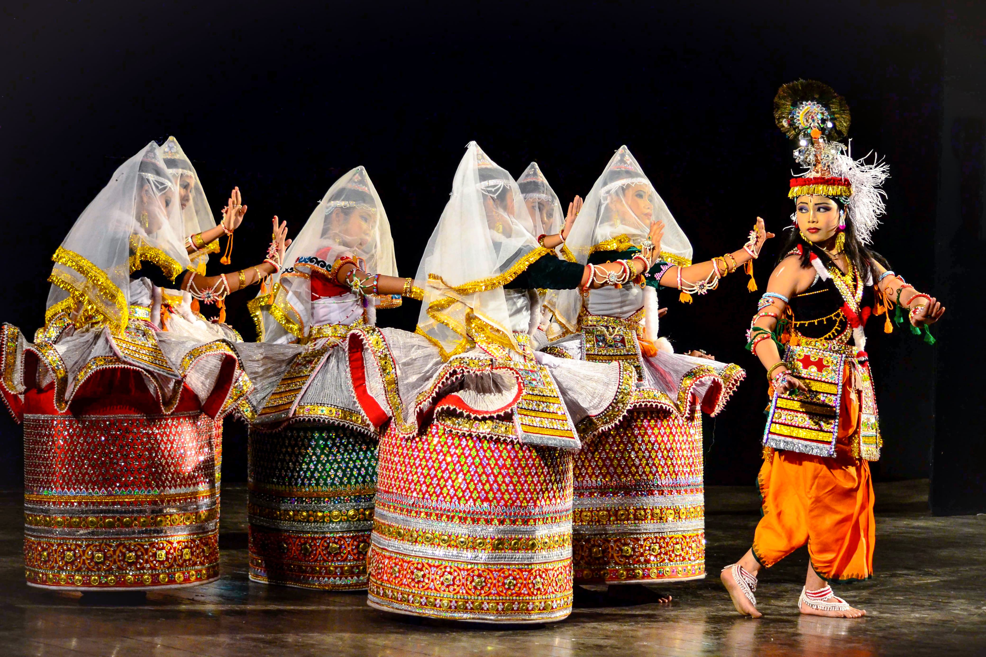 Manipuri Raas Leela performers